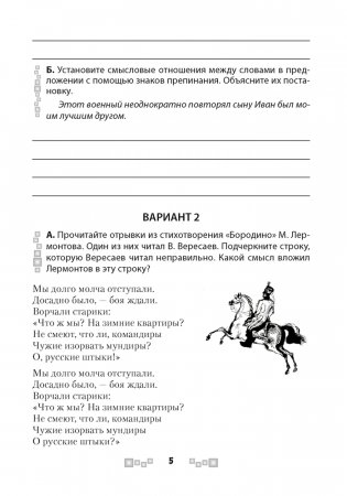 Русский язык 8 класс. Тренажер по пунктуации фото книги 4