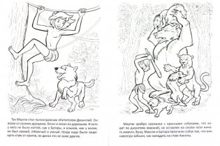 Раскраска-сказка "Маугли" фото книги 2