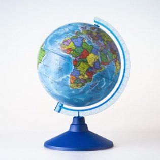 Глобус Земли политический "Классик Евро", 210 мм фото книги