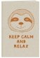 Keep calm and relax. Тетрадь фото книги маленькое 3