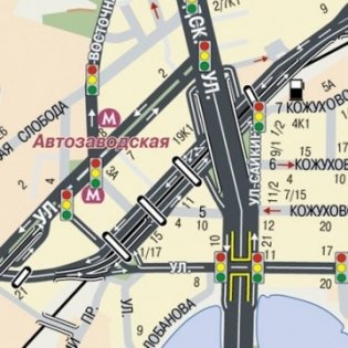 Настенная автомобильная карта Москвы, 1:30 000 фото книги 3