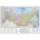 Карта настольная двусторонняя "Мир и Россия", 49х34 см фото книги маленькое 3