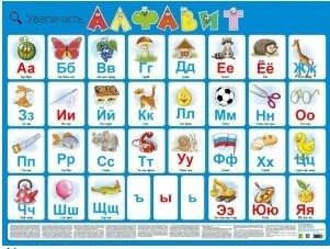 Алфавит русский (настенное издание для детей) фото книги