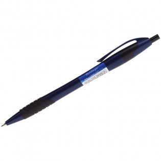 Ручка шариковая автоматическая Berlingo "Metallic XL", синяя фото книги