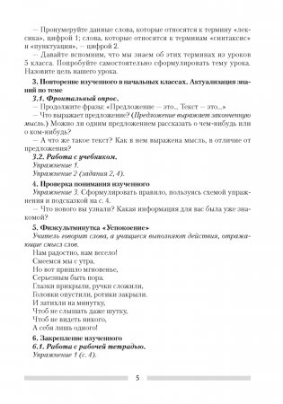 Русский язык. План-конспект уроков. 6 класс фото книги 4