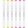 Набор маркеров для скетчинга MESHU, 6цв., флуоресцентные цвета фото книги маленькое 3