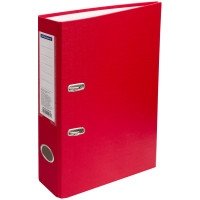 Папка-регистратор "OfficeSpace", А4+, 50 мм, бумвинил, красная фото книги