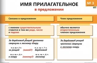 Опорно-аналитические таблицы и алгоритмы по русскому языку. Имя прилагательное фото книги 3
