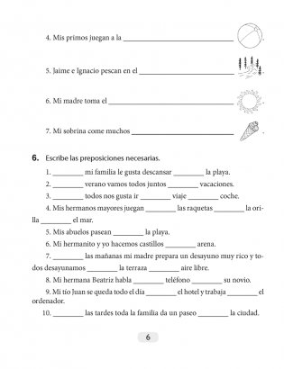 Испанский язык. 6 класс. Рабочая тетрадь фото книги 5