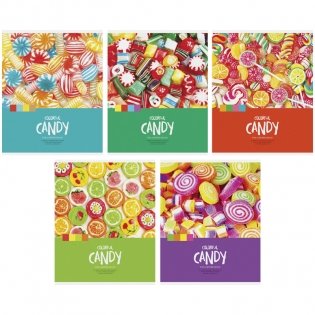 Тетрадь "Стиль. Colorful candy", 48 листов фото книги