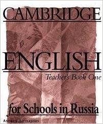 Cambridge English for Schools in Russia. Teacher`s Book One. Методическое пособие. 1 урок, 6 класс фото книги