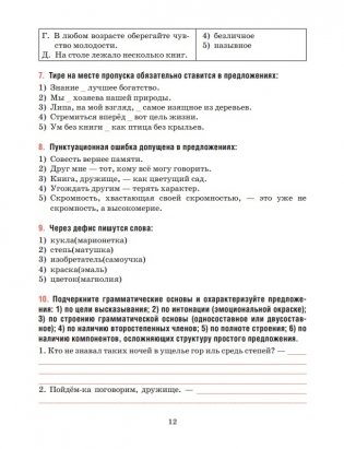 Русский язык. Тесты для тематического и итогового контроля. 11 класс фото книги 11