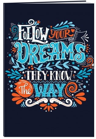 Follow your dreams. Тетрадь общая, А5, 48 листов, клетка-стандарт фото книги 2
