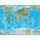 Карта "Настенная физико-политическая карта мира, 1:22 млн" фото книги маленькое 2