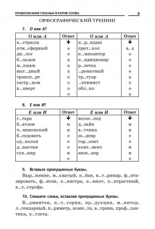 Русский язык. Экспресс-курсы по орфографии фото книги 11