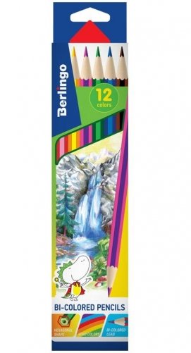 Карандаши цветные "Водопад". 6 штук фото книги