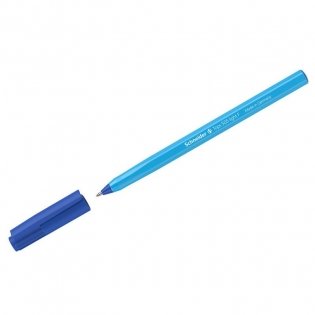 Ручка шариковая "Tops 505 F", синяя, 0,8 мм, голубой корпус фото книги