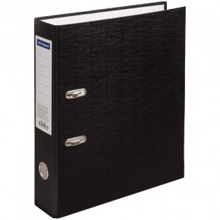 Папка-регистратор "OfficeSpace", А4, 70 мм, бумвинил, черная фото книги